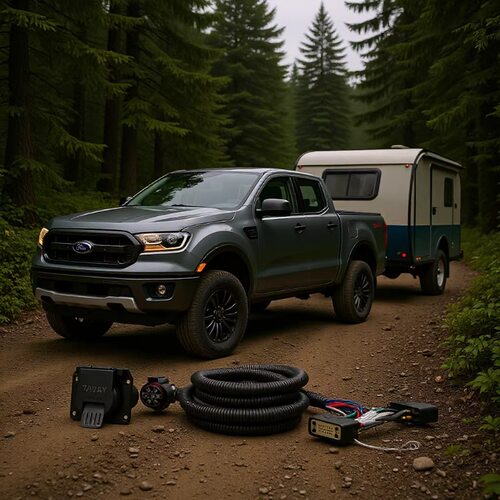 美式7针拖车线束Ford  Ranger 56431 22124房车连接器专用线束