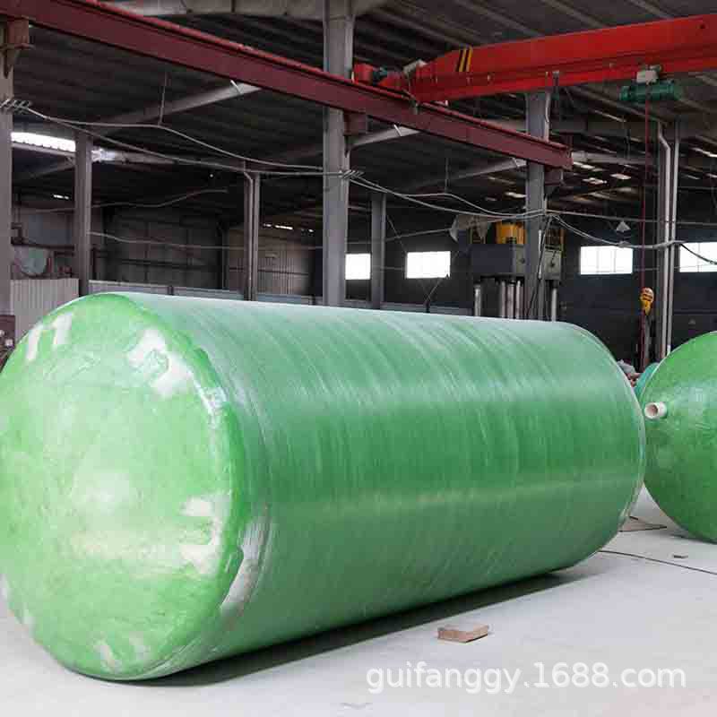 玻璃钢三格式隔油池1-100立方
