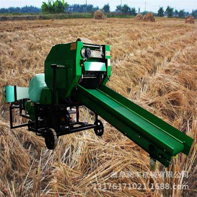 现货供应牛场打捆机秸秆自动打捆机缠绕膜用牛场打捆机