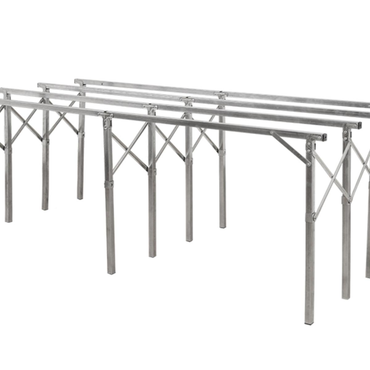 地摊架货架夜市叠货架摆摊水果1.5-3米 摆重货架子展折览小架商品