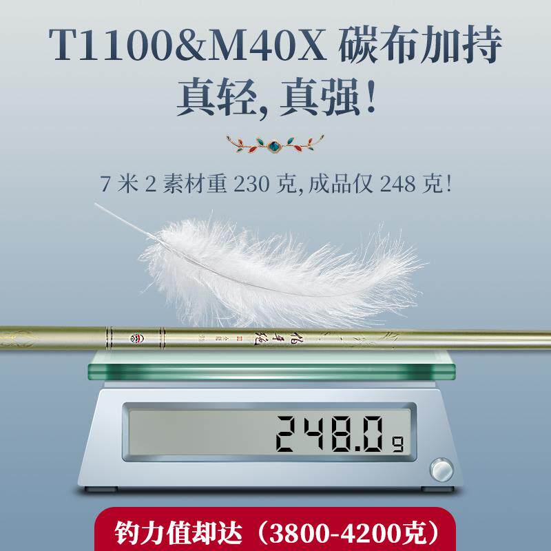 外老曹伯YNF牙全能综合户竿手竿超绝轻超硬轻量大物竿钓鱼竿台钓