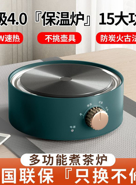 电热炉800W家用小电磁炉煮茶器咖啡摩卡壶加热炉迷你保温炉电陶炉