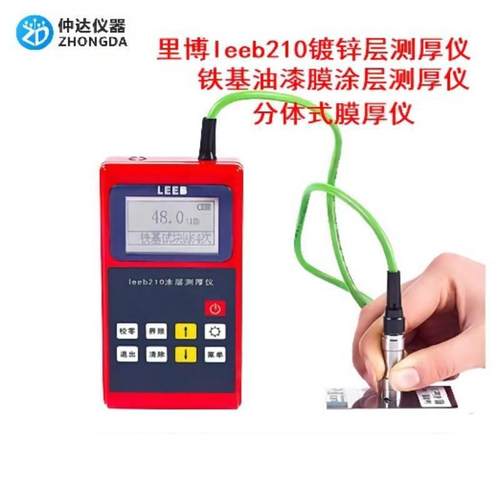 仲达leeb210镀锌层测厚仪铁基油漆膜涂层测厚仪分体式膜厚仪