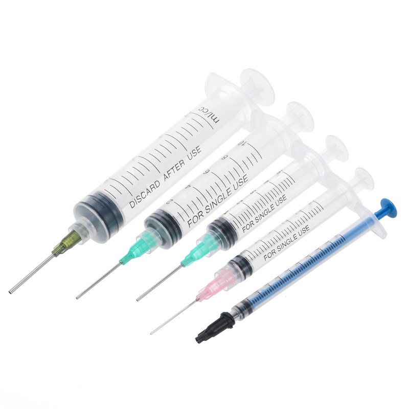 15 Pack New 20ml 10ml 5ml 3ml 1ml SyHringes Blunt Tip Syring