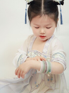 少儿手镯女手串叮当镯一对手链夏