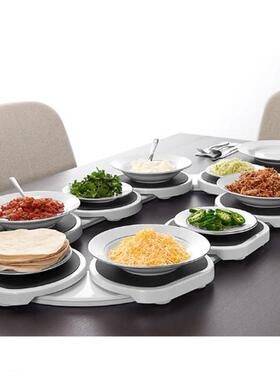 爆款240612旋转盘azy餐SusanLRevoluiton餐桌桌面旋转置物架