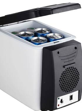 车载箱冰6SSA两升家车用冷热箱汽车冰箱迷你小箱印LO冰GO