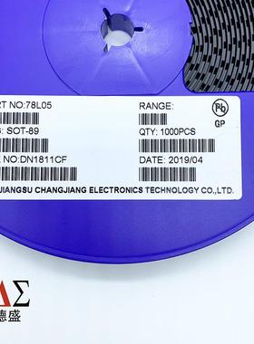 78L05三端稳压管稳压ICSOT-189贴片SVMD3000mA长电/VFS中性