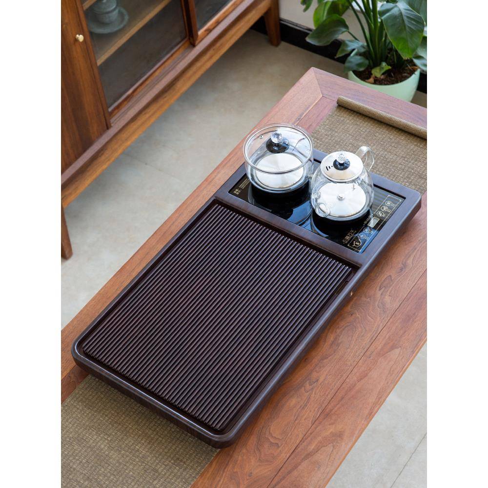 实木木茶盘电款式一式F97S9THH自动上水体电炉套装家中用茶具茶海