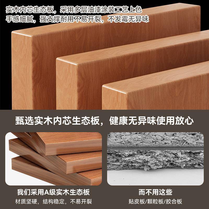 头柜实木储物柜家用卧RWA室小型收柜纳极边柜202窄5新款中古风柜