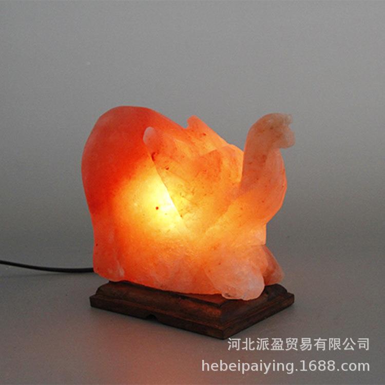 家喜饰马拉雅厂造盐水晶灯大象型水晶盐灯玫瑰盐MCH灯装台灯可选