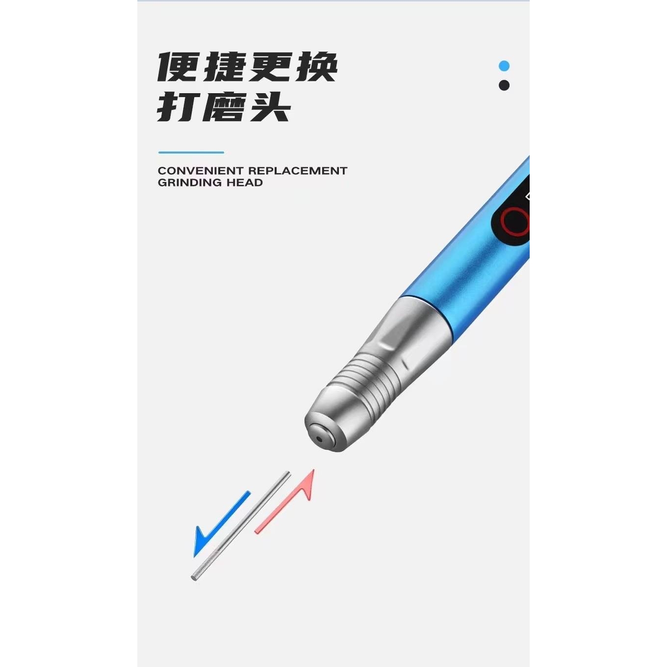 小型手持电动打磨笔 文玩刻字木头雕刻笔 电动刷手机维修工具打磨