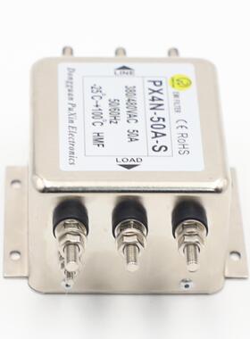 普鑫源原三相电滤波器高品质PX4N-60AS三相三线380V/厂48BNP0V-AC