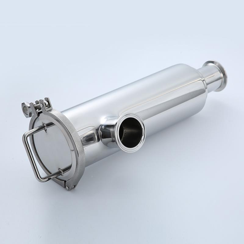 角式管hh-jsglq道滤器3箍4过不0锈钢卫生级污水过滤器快装式卡直