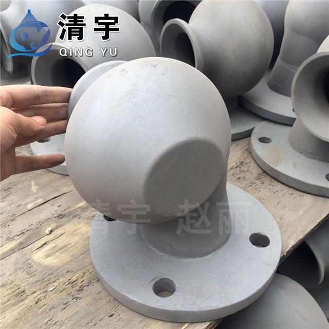 UAX碳化硅流嘴切向空心锥喷淋喷塔喷头涡兰法连接蜗壳喷淋头