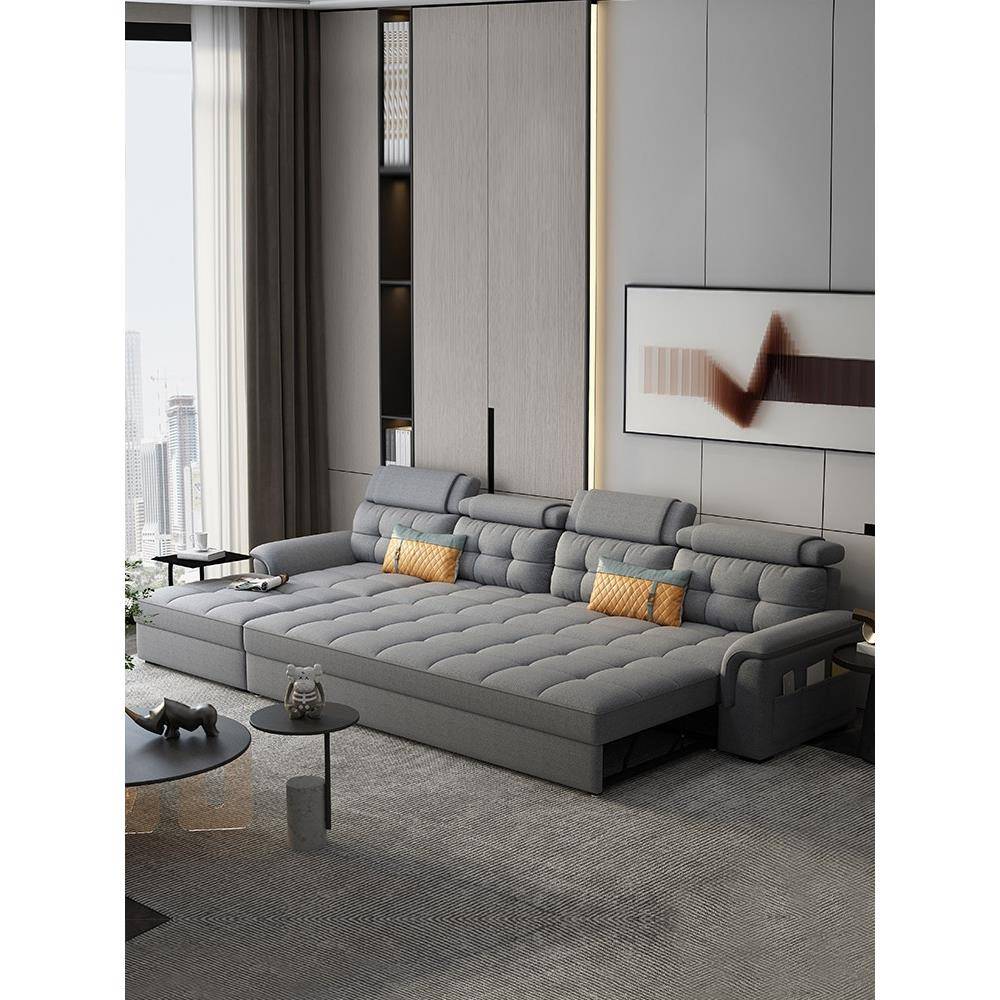 沙转发床两用可技折叠储物多功伸能客厅KX-66554坐卧小户型缩贵妃