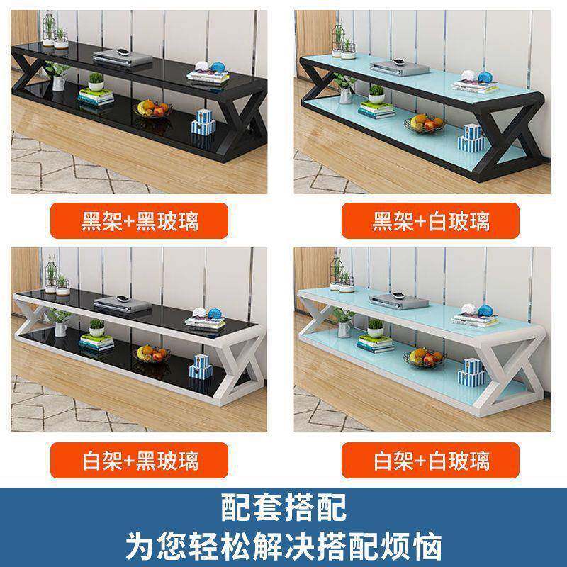 ht客厅电视化钢玻DYP璃客厅柜n简约现代茶几电视柜组合铁艺烤漆柜