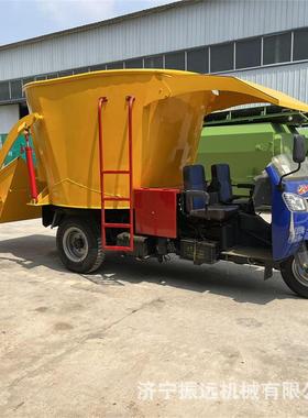 养殖场柴油龙撒料自BRB车车载绞式饲喂料机草料动投抛料车