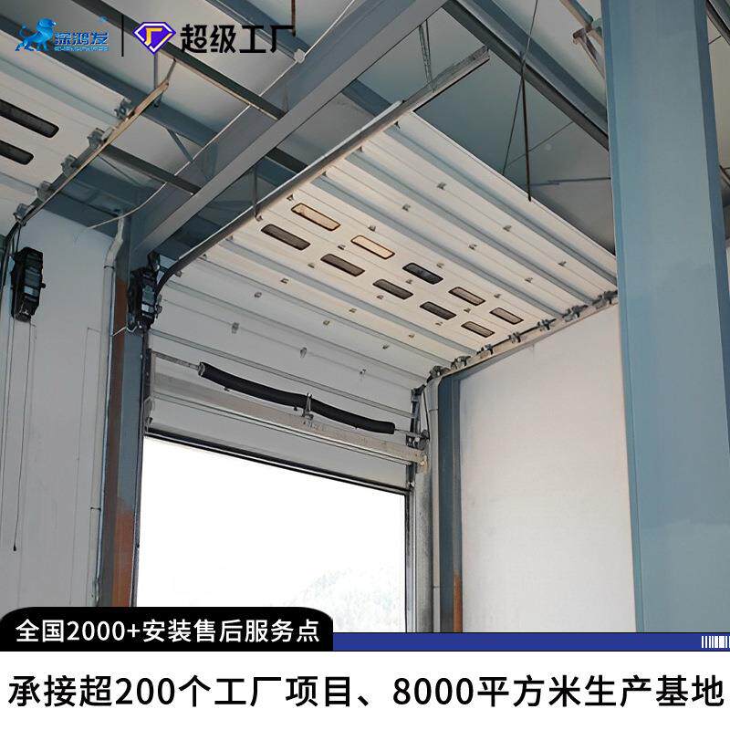 机工库房滑门卸HF123011垂货平台自动门防盗保温联升动互锁电动直