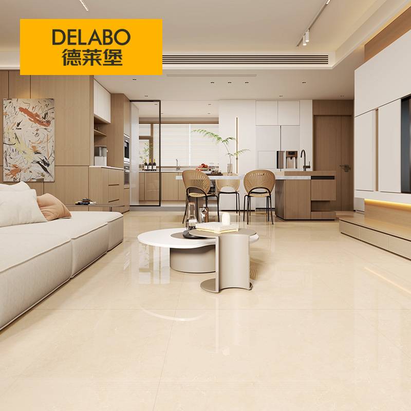 德莱堡 1200x1200通体大理石瓷砖别墅大平层防滑耐磨大规格地砖