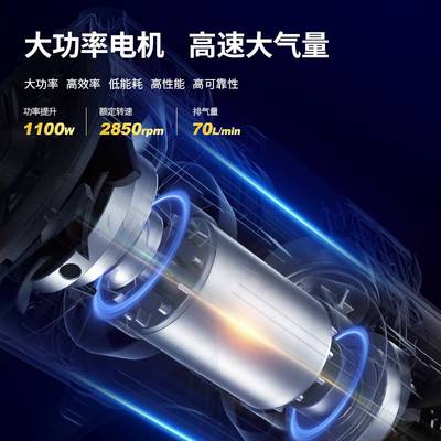 9P1E无油静音空压机气泵空气压缩机小型220v便携式木工高压打