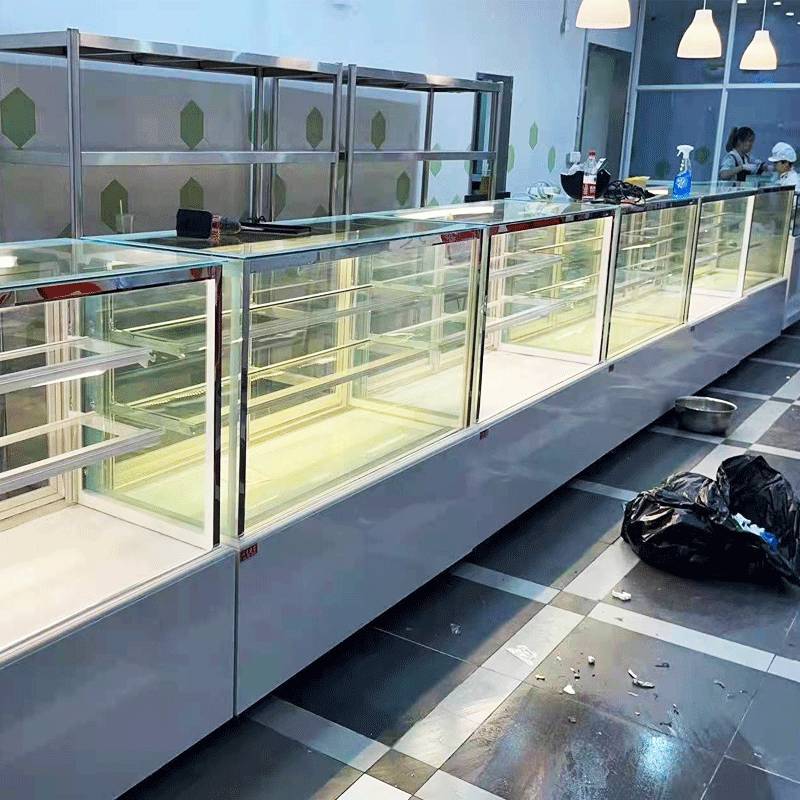 白玉兰面包坊蛋糕柜直角冷藏展示柜甜品保鲜柜水果饮料冷藏柜厂家
