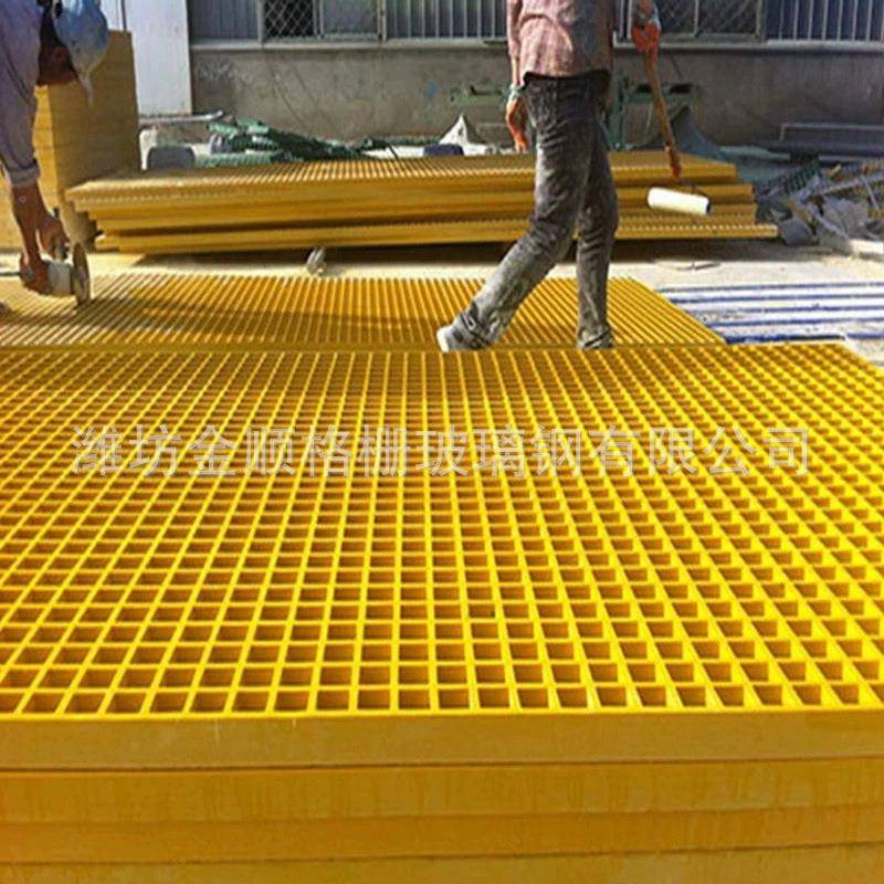 绿璃化拼接玻钢栅模塑田字格盖OBX板排水环处卫污水理格厂地沟盖