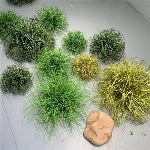 假草绿植蒲草摆件草团草堆室内地面造景假花景观装饰拍摄道具