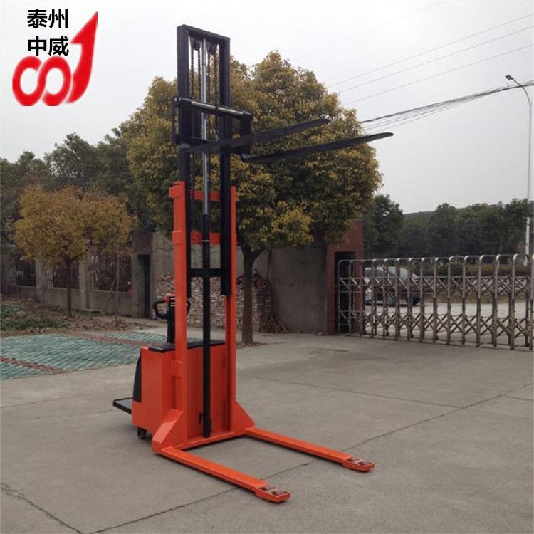 堆厂供宽腿式堆高车电堆高车TQJ半电全动堆高车动叉车全电动垛车