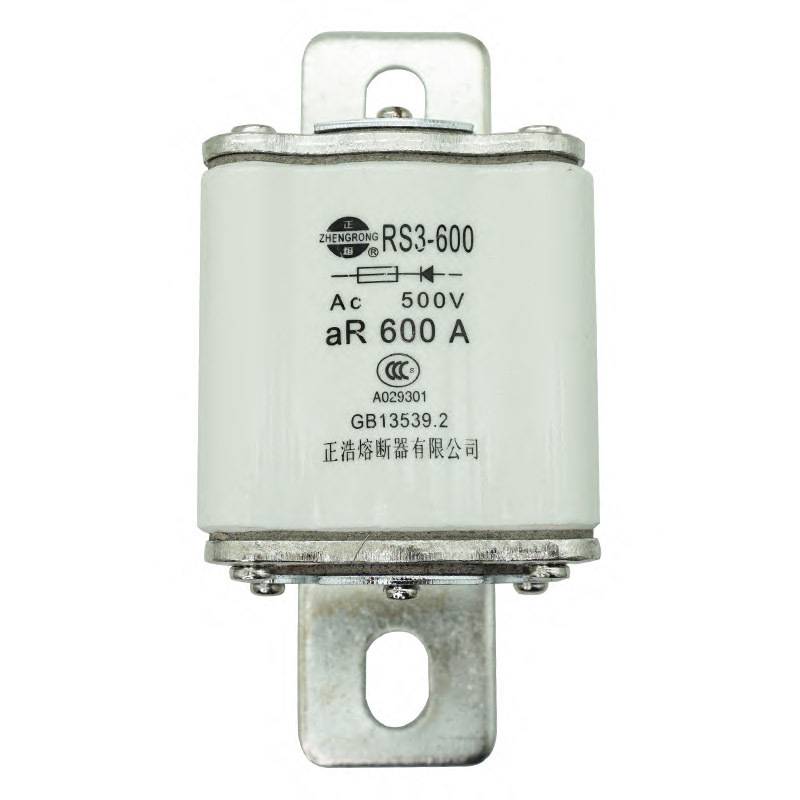正熔RS3-600熔断器500V 480A 500A 600A aR方管快速陶瓷保险丝管