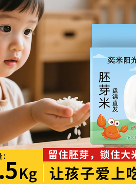 东北大米胚芽米2.5kg2025年新米500g一斤大米1斤真空包装妈妈严选