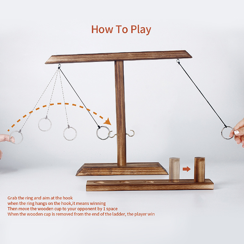 Ring Toss Games亚马逊钩环投掷射击梯游戏酒吧喝酒玩具