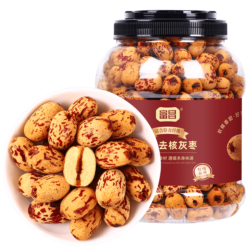 富昌去皮去核灰枣1kg无皮无核新疆灰枣特级品质灰枣红枣旗舰店图片