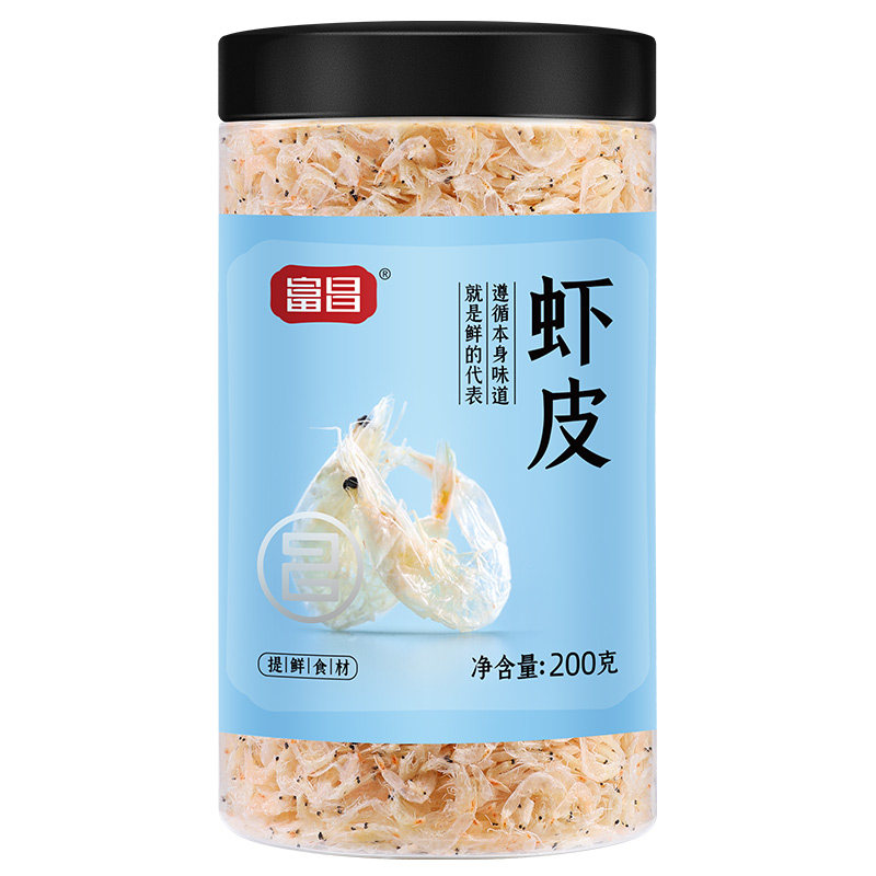 富昌虾皮多规格海鲜干货虾米水产海产品干货海鲜紫菜煲汤非高钙图片