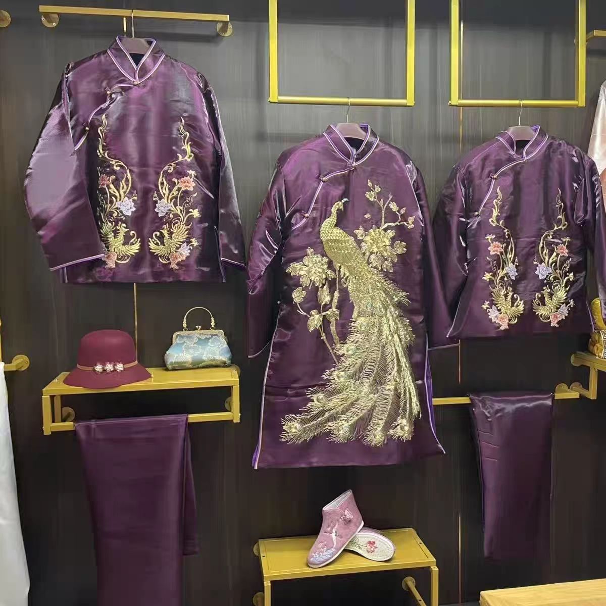 闰年添福寿衣女全套真丝纯棉