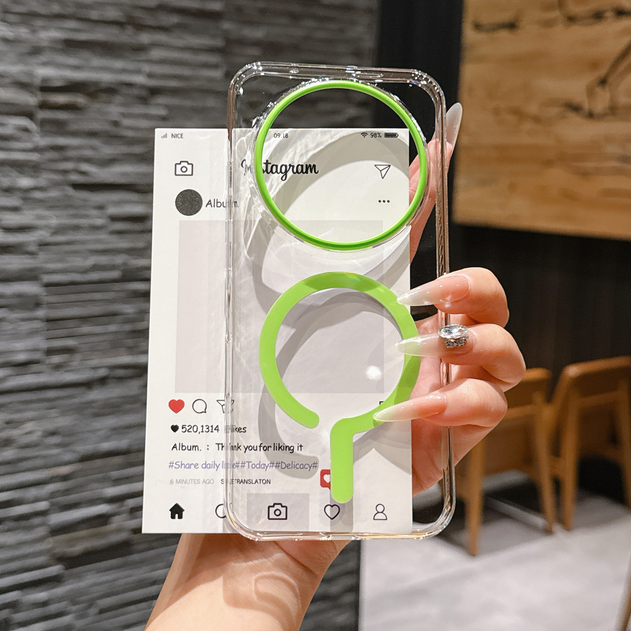 荣耀magic8手机壳透明防摔保护套