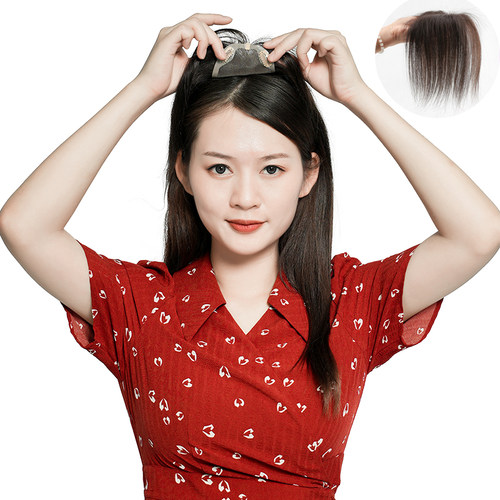 娇滴滴假发手织真发补发片无痕