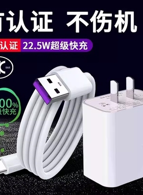 适用努比亚X充电器NX616J数据线Typec正品5A超级快充nubia叉×手机闪充旗舰宽口topc大头盲插tipc充电线tapc