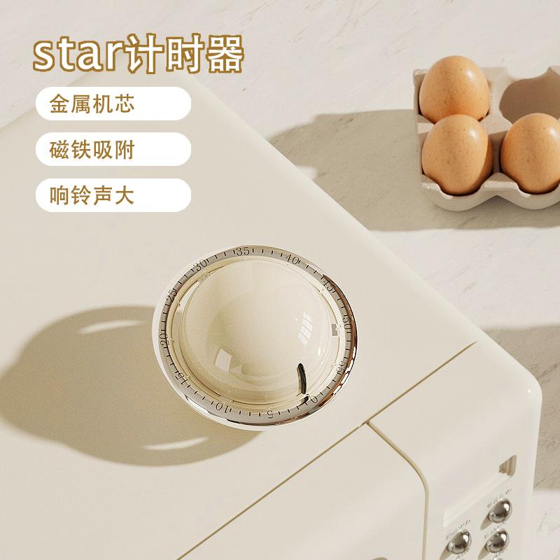 厨房磁吸机械计时器烘焙倒计时提醒器学生时间管理器闹钟定时器