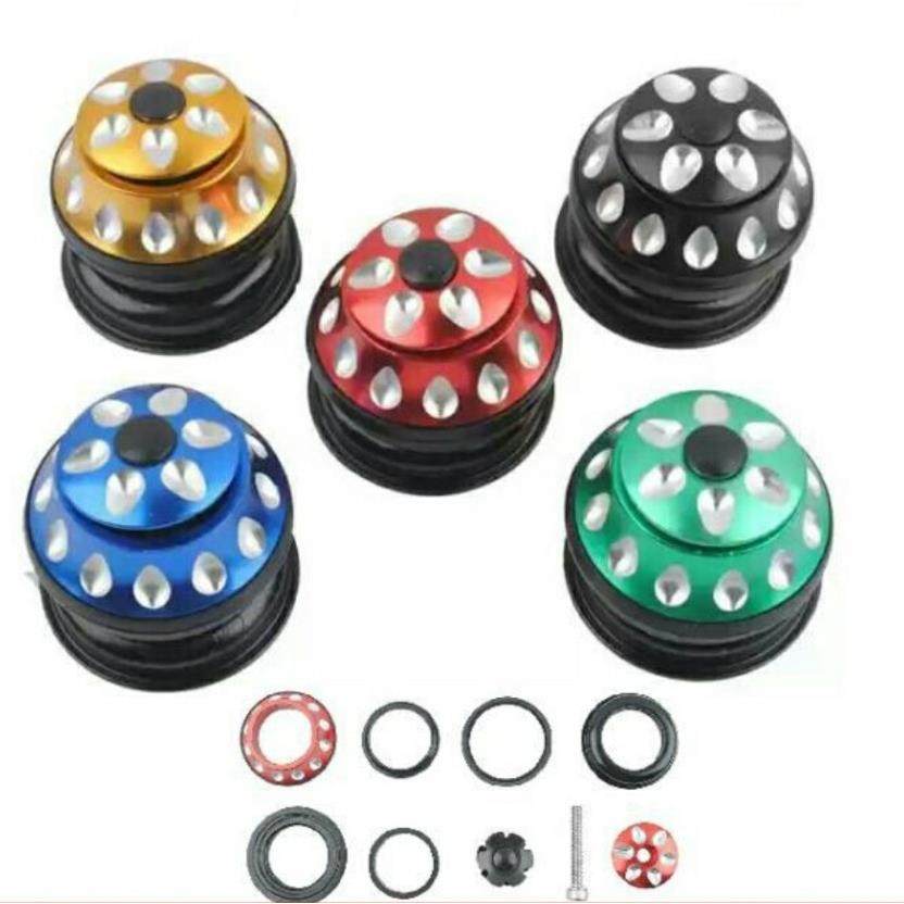 五件碗车头碗组山地车自行车配件44mm前叉组件彩色水滴八件碗