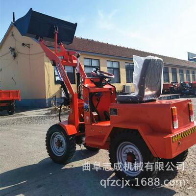 农用小型电动装164便载机 工地搅拌殖机接料小铲车 养场理粪清铲