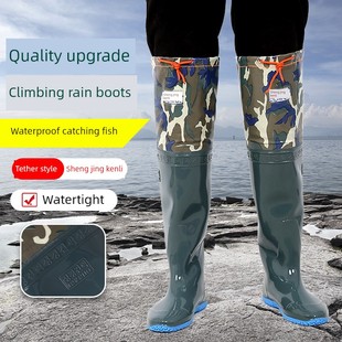 采购产品石田水稻插秧水鞋，水稻插秧靴，男女高帮过膝长水鞋，稻