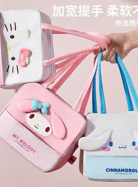 三丽鸥保温饭盒包2025新款便携上班族学生午餐高颜值便当袋手提包