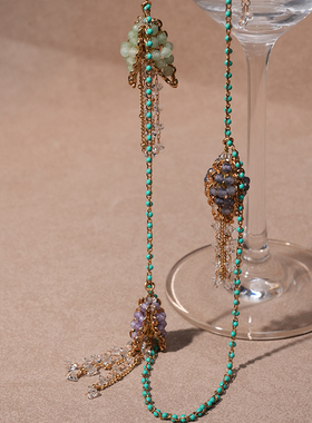 TATABORELLO · LOBELIA 蓝色 花蕾 项链［意大利设计师］