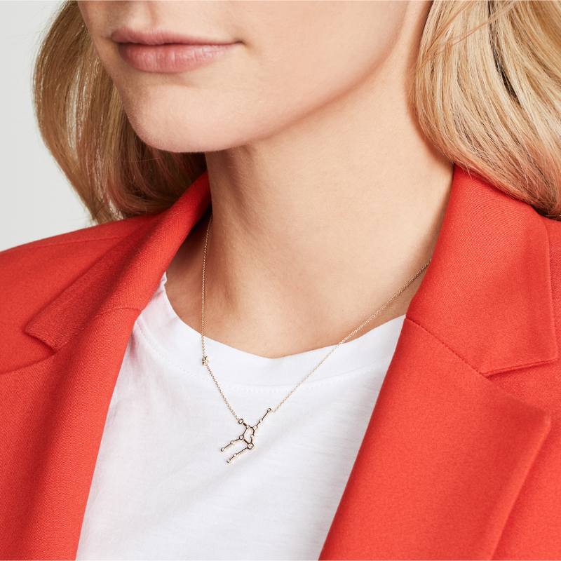 Lulu FROST · 处女座 VIRGO 14K黄金 钻石 项链［美国设计师］