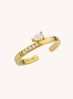 MYA-BAY · SHINY PRECIOUS 金色 锆石 戒指［比利时设计师］