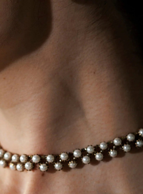 TATABORELLO · MACRAME 玻璃珍珠 项链［意大利设计师］