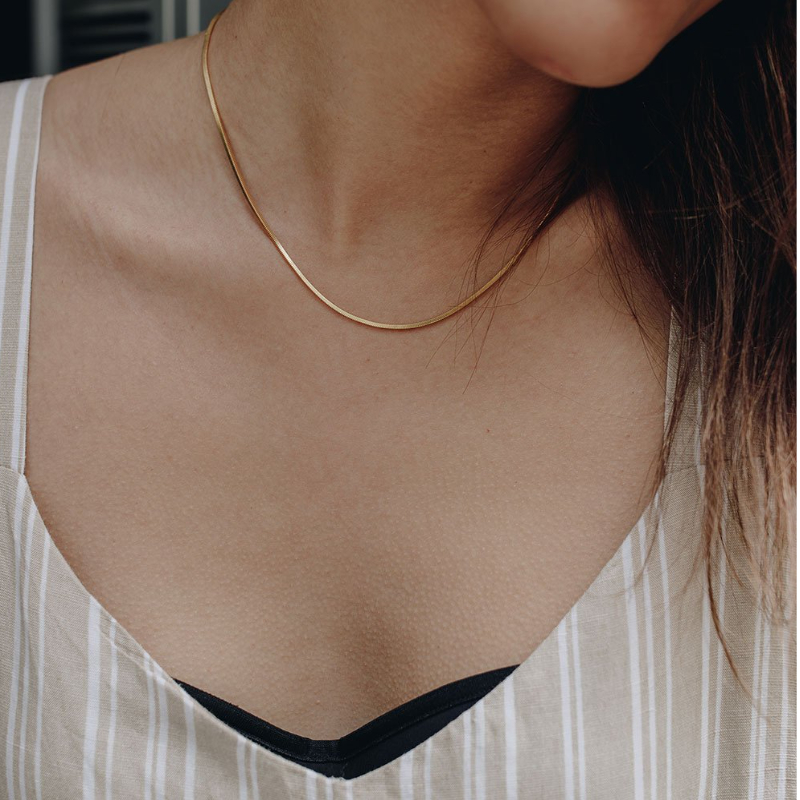 EDGE OF EMBER · Snake 裸链 项链［英国设计师］