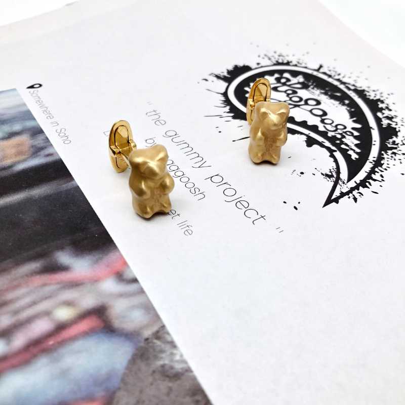 Maggoosh · Gummy 金黄小熊 袖扣［希腊设计师］