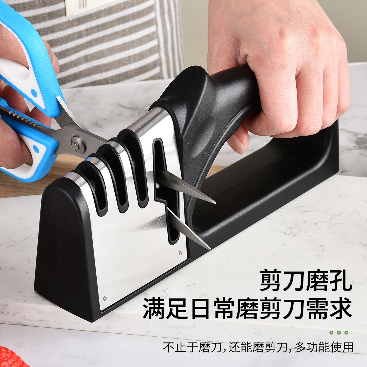 磨刀家用菜刀磨刀石商用专业天然